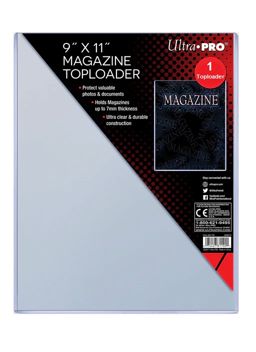 ULTRA PRO THICK MAGAZINE TOPLOADER 9"x11"