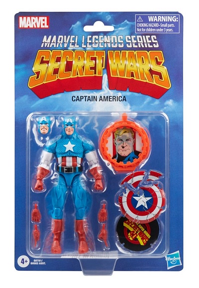 MARVEL LEGENDS SECRET WARS · CAPTAIN AMERICA