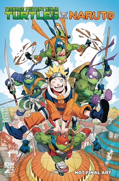 TEENAGE MUTANT NINJA TURTLES X NARUTO (INGLÉS) 01