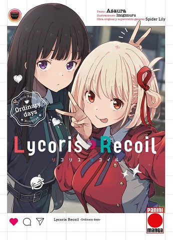 LYCORIS RECOIL ORDINARY DAYS (NOVELA)